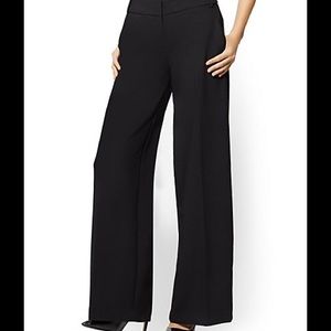 New York & Co Wide Leg Stretch Trousers